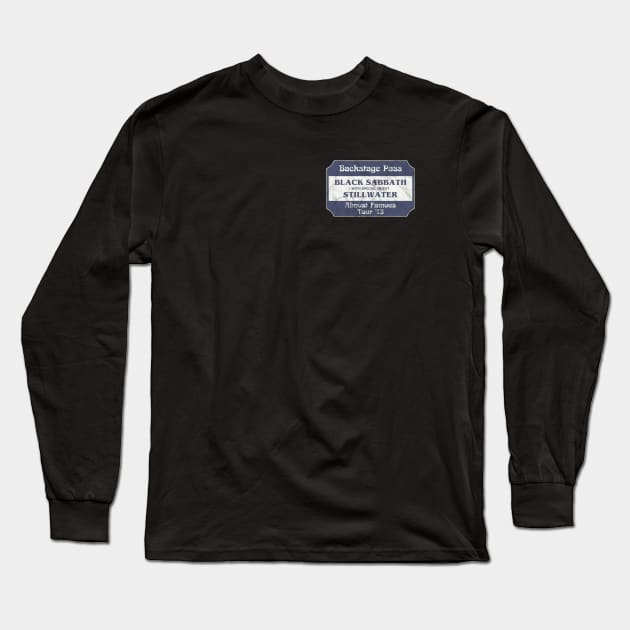 Backstage Pass Pocket Tee Long Sleeve T-Shirt by Totally Major